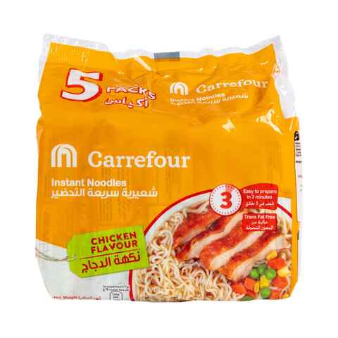 Carrefour Instant Noodles Chicken 75g Pack of 5